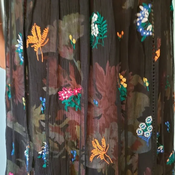 NWT Anthropologie Floreat two pieces Embroidered Dress. Size 8. - Picture 11 of 16